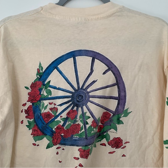 RARE True Vintage Grateful Dead Double Sided Graphic Long Sleeve Tee T-shirt - Picture 4 of 8
